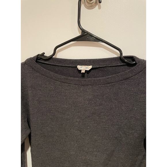 Max Mara vintage Italian wool 3/4 sweater gray small - Picture 2 of 5